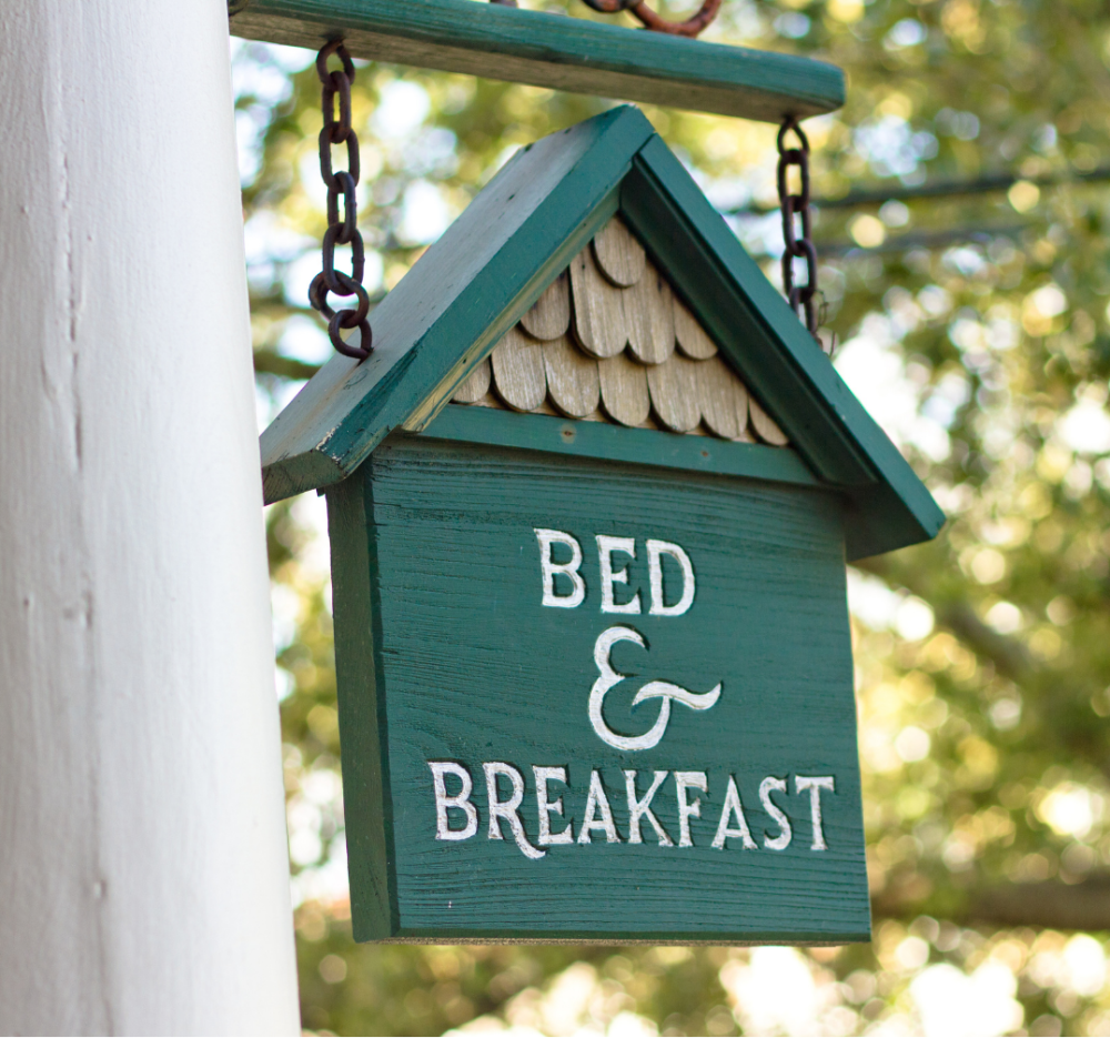 Bed and Breakfast Sign 