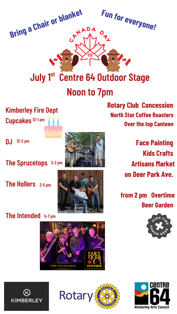 Canada Day at Centre 64 stage 12-7